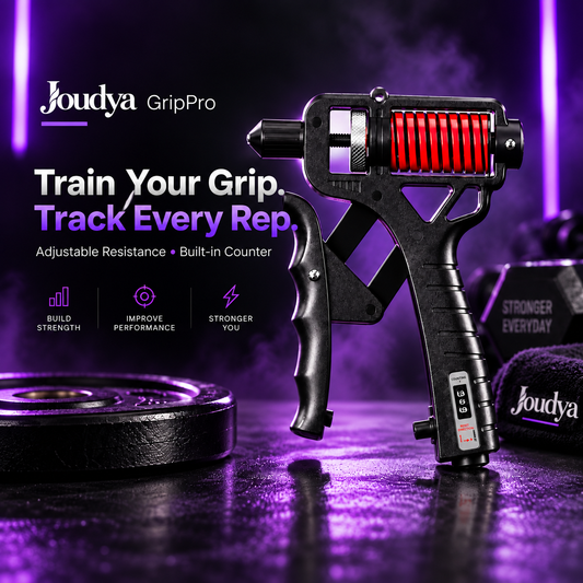 Joudya PowerGrip™ Adjustable Hand Strengthener with Rep Counter